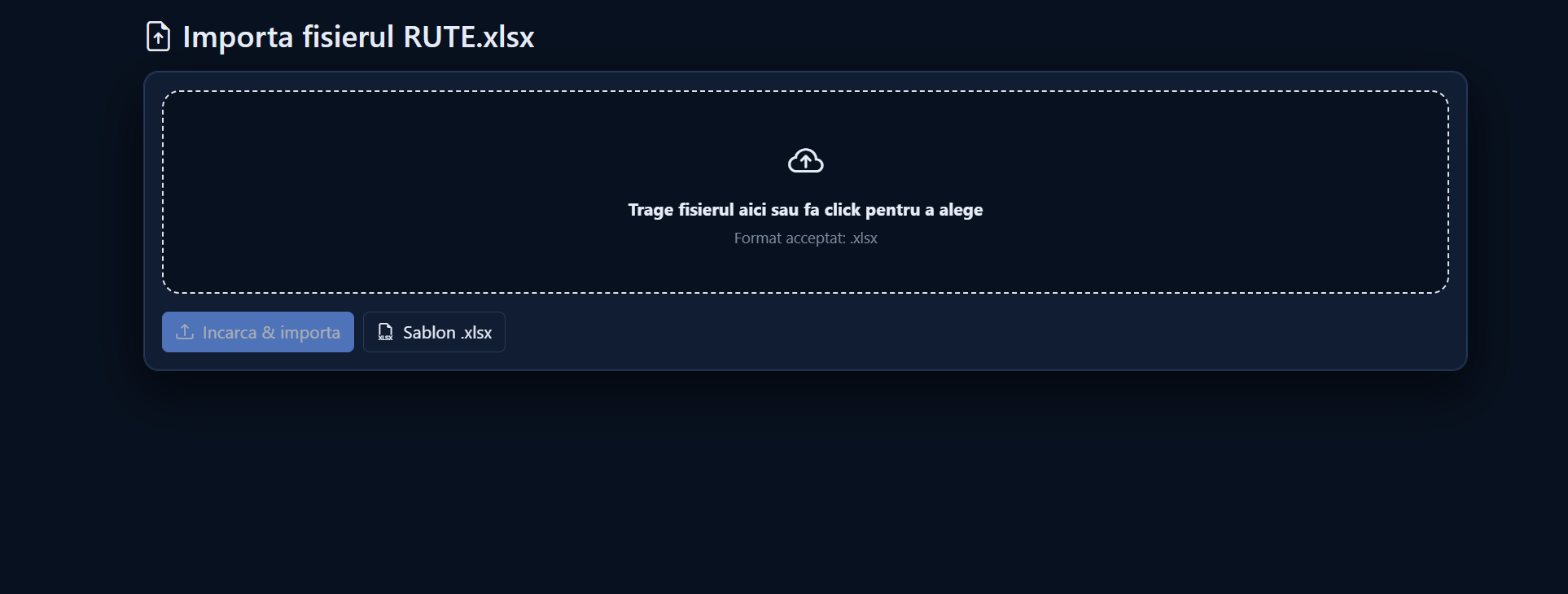 Import rute
